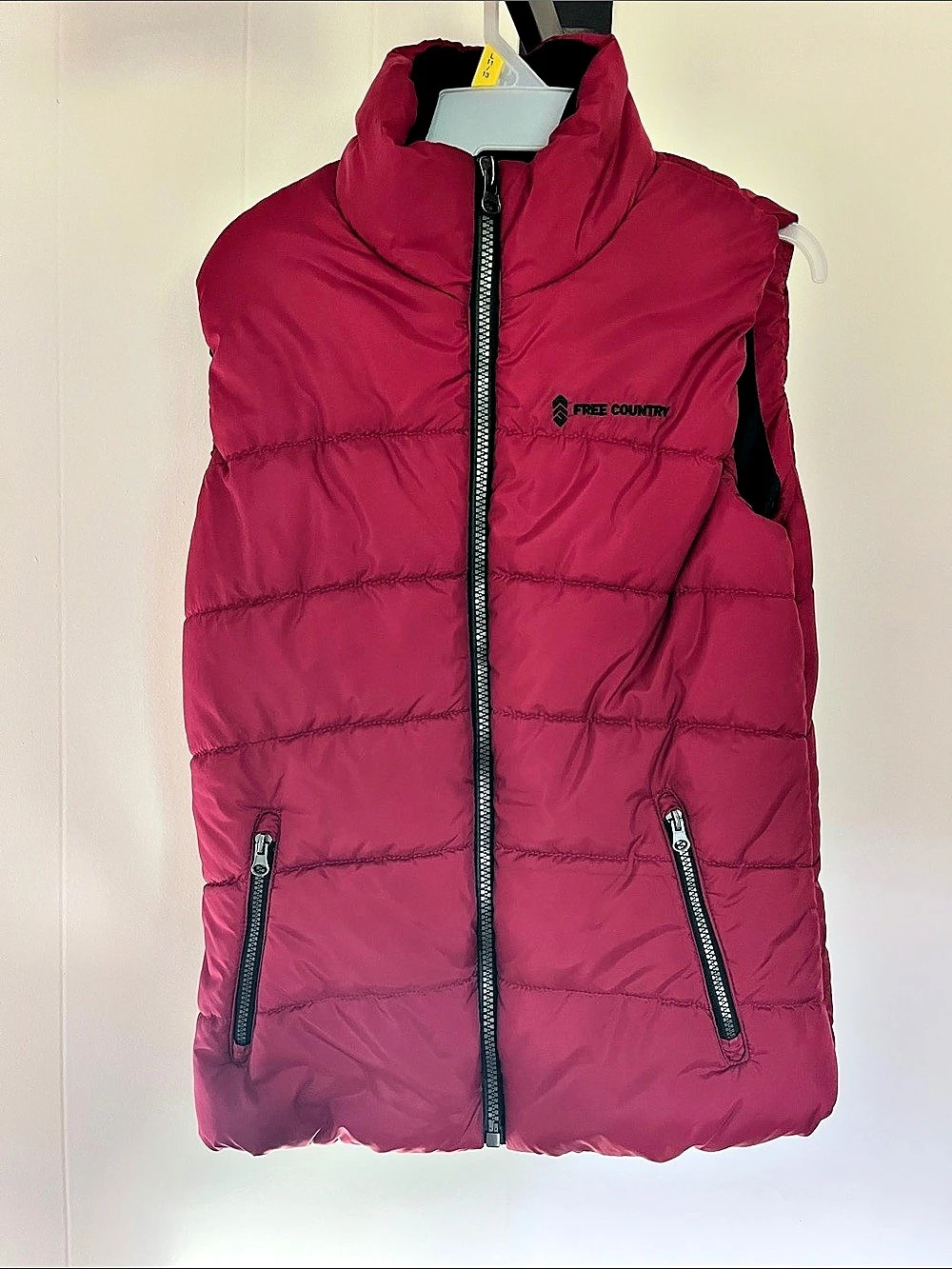 Free Country Puffer Vest in Pink Size Medium
